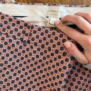 Jcrew Patterned Café Capri